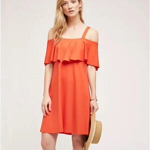 Anthropologie | Maeve Rory Open Shoulder Dress